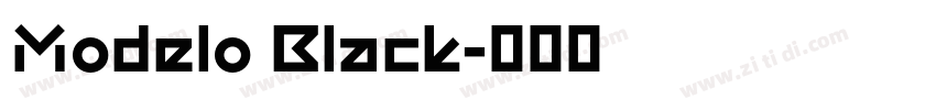 Modelo Black字体转换